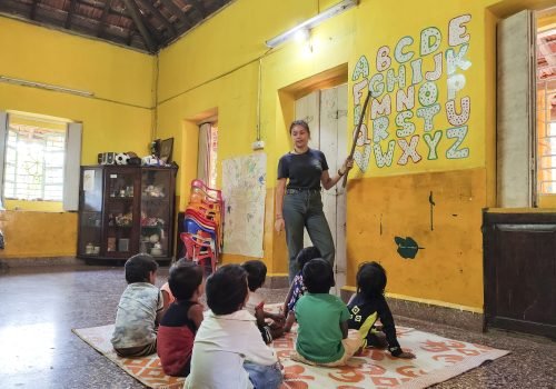 Voluntariado en slums de la India